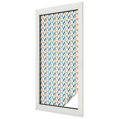 Fensterfolie mit Motiv Buntglas Geometrische Symmetrie