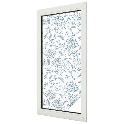 Sichtschutz Klebefolie für Fenster Pflanzenmotiv