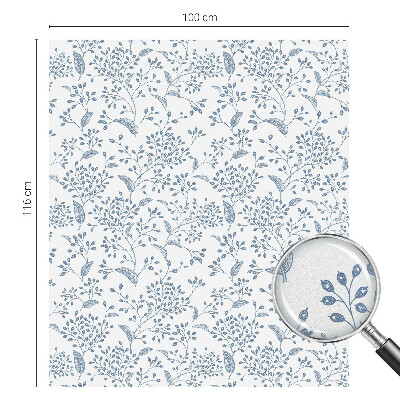 Sichtschutz Klebefolie für Fenster Pflanzenmotiv