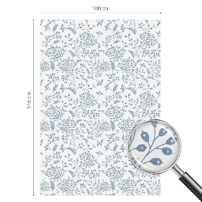 Sichtschutz Klebefolie für Fenster Pflanzenmotiv