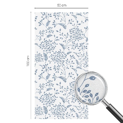 Sichtschutz Klebefolie für Fenster Pflanzenmotiv