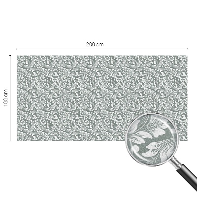 Fensterfolie mit Motiv Buntglas Laubige Eleganz