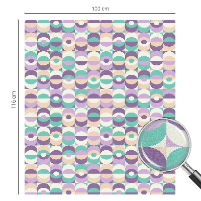 Fensterfolie Sichtschutz Bunte Muster