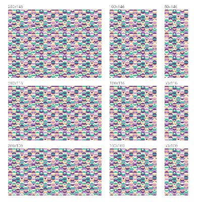 Fensterfolie Sichtschutz Bunte Muster