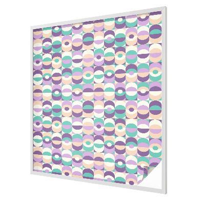 Fensterfolie Sichtschutz Bunte Muster