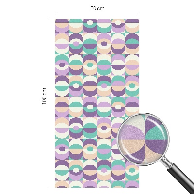 Fensterfolie Sichtschutz Bunte Muster