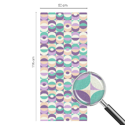 Fensterfolie Sichtschutz Bunte Muster