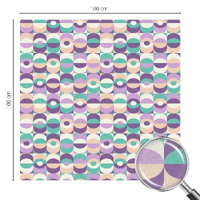 Fensterfolie Sichtschutz Bunte Muster