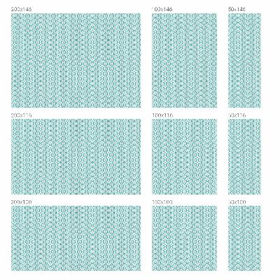 Sichtschutz Klebefolie für Fenster Ovale Symmetrie
