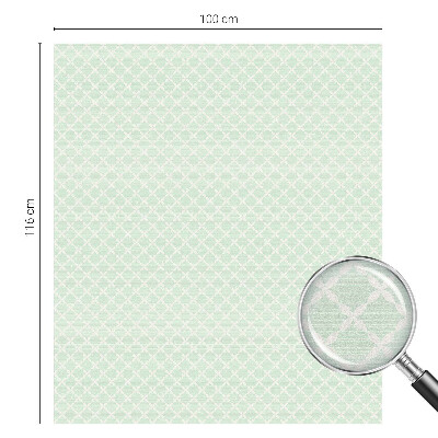 Milchglasfolie Fenster Buntglasoptik Pastellsymmetrie