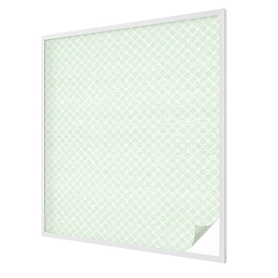 Milchglasfolie Fenster Buntglasoptik Pastellsymmetrie