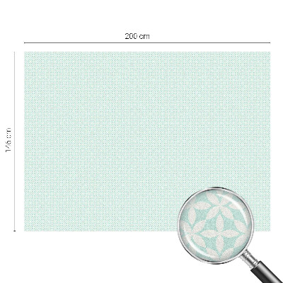 Sichtschutz Klebefolie für Fenster Blumensymmetrie