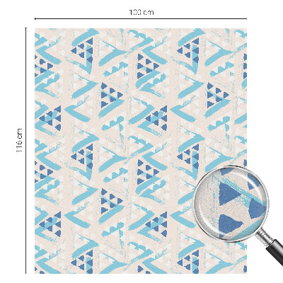 Fensterfolie mit Motiv Buntglas Geometrische Muster