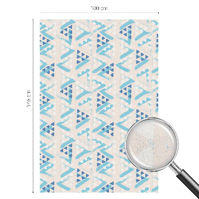 Fensterfolie mit Motiv Buntglas Geometrische Muster