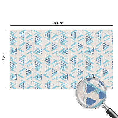 Fensterfolie mit Motiv Buntglas Geometrische Muster