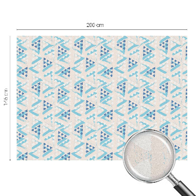 Fensterfolie mit Motiv Buntglas Geometrische Muster