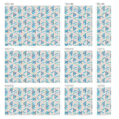 Fensterfolie mit Motiv Buntglas Geometrische Muster