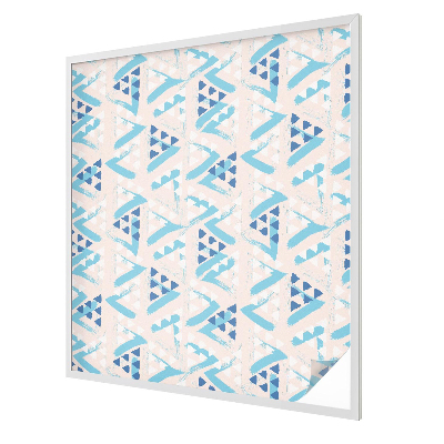 Fensterfolie mit Motiv Buntglas Geometrische Muster