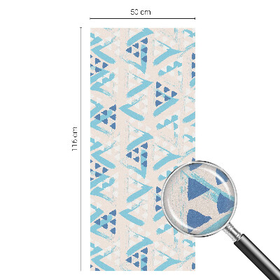 Fensterfolie mit Motiv Buntglas Geometrische Muster