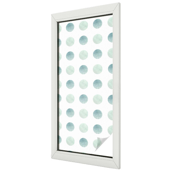Fensterfolie Sichtschutz Zarte Kreise