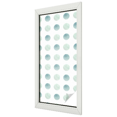 Fensterfolie Sichtschutz Zarte Kreise