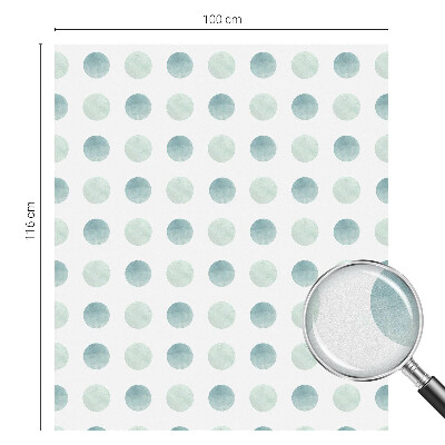 Fensterfolie Sichtschutz Zarte Kreise