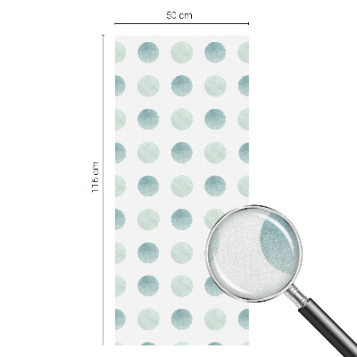 Fensterfolie Sichtschutz Zarte Kreise