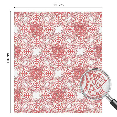 Milchglasfolie Fenster Buntglasoptik Spitzenmuster
