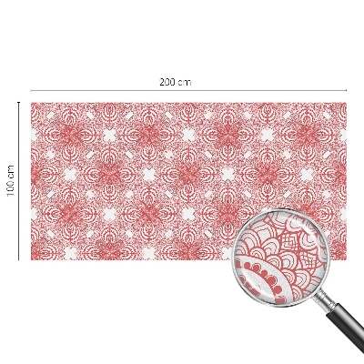 Milchglasfolie Fenster Buntglasoptik Spitzenmuster