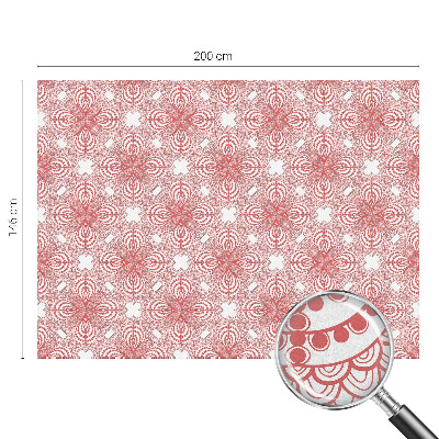Milchglasfolie Fenster Buntglasoptik Spitzenmuster