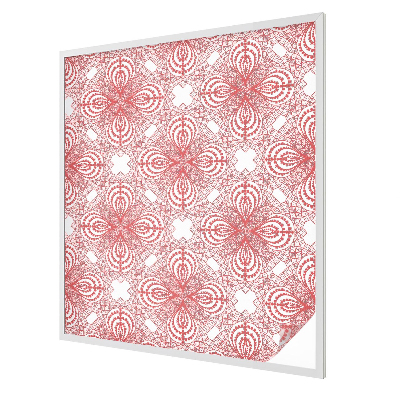 Milchglasfolie Fenster Buntglasoptik Spitzenmuster