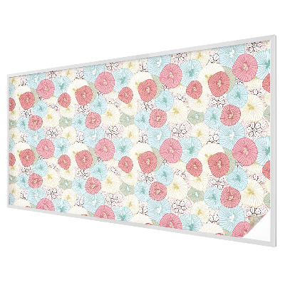 Sichtschutz Klebefolie für Fenster Pastellblumen