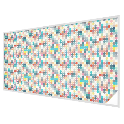 Fensterfolie mit Motiv Buntglas Bunte Quadrate