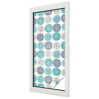 Fensterfolie Sichtschutz Geometrische Kreise