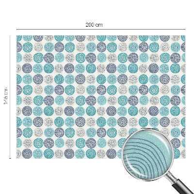 Fensterfolie Sichtschutz Geometrische Kreise