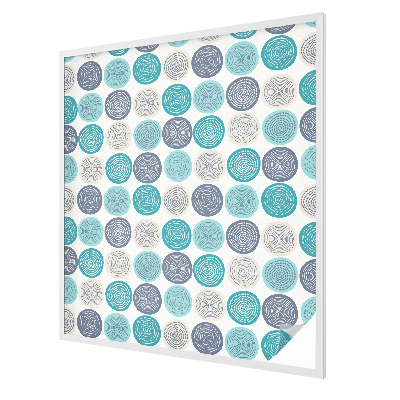 Fensterfolie Sichtschutz Geometrische Kreise