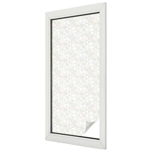 Milchglasfolie Fenster Buntglasoptik Geometrische Muster