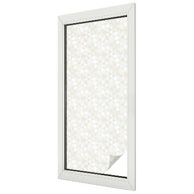 Milchglasfolie Fenster Buntglasoptik Geometrische Muster