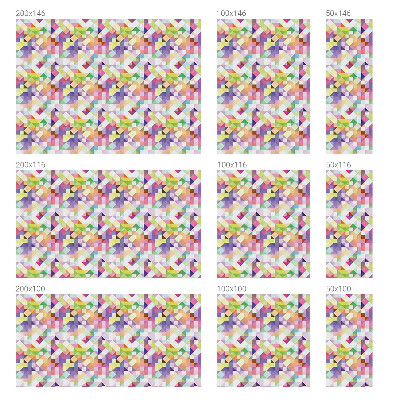 Toom Sichtschutzfolie Abstraktes Mosaik