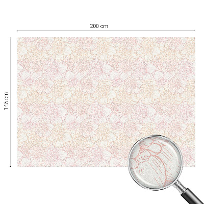 Fensterfolie mit Motiv Buntglas Florale Eleganz