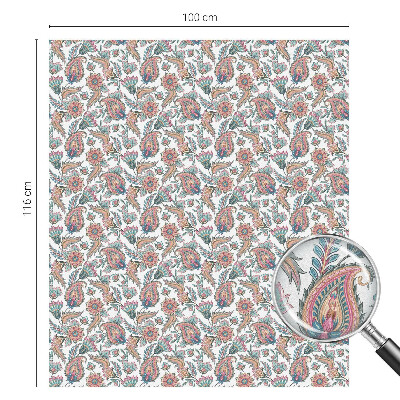 Sichtschutz Klebefolie für Fenster Florale Eleganz