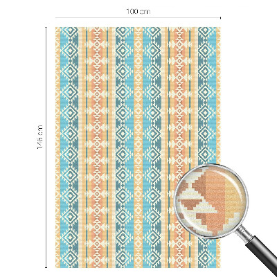 Fensterfolie mit Motiv Buntglas Geometrische Motive