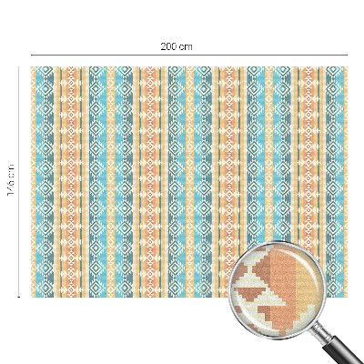 Fensterfolie mit Motiv Buntglas Geometrische Motive