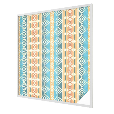 Fensterfolie mit Motiv Buntglas Geometrische Motive