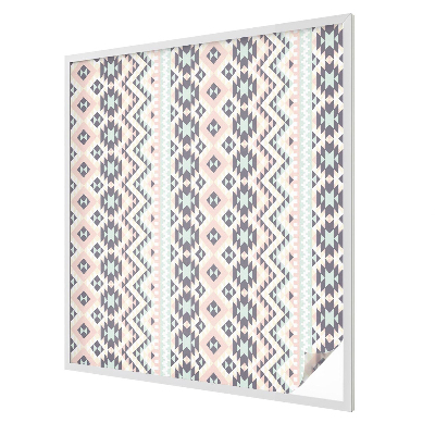 Fensterfolie Sichtschutz Pastellgeometrie