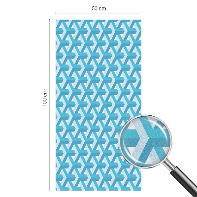 Sichtschutz Klebefolie für Fenster Geometrische Würfel