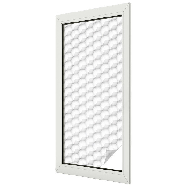 Fensterfolie Sichtschutz Dreidimensionales Gitter