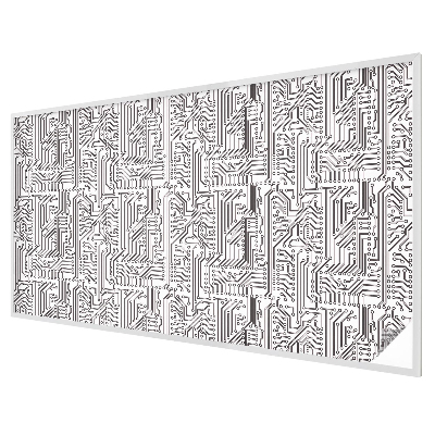 Fensterfolie mit Motiv Buntglas Technisches Thema