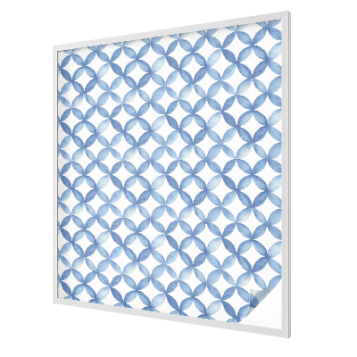 Milchglasfolie Fenster Buntglasoptik Geometrische Blumen