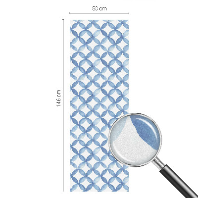 Milchglasfolie Fenster Buntglasoptik Geometrische Blumen